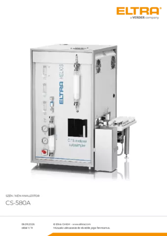 Termék adatlap CS-580A