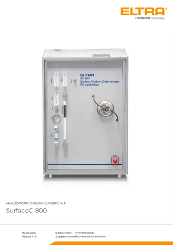 Scheda tecnica del prodotto SufaceC-800