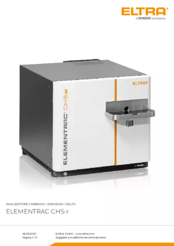Scheda tecnica del prodotto CHS-r