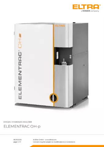 Product data sheet OH-p