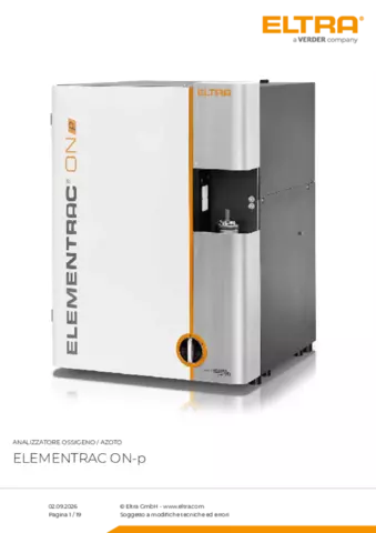 Scheda tecnica del prodotto ON-p