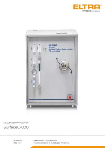 Termék adatlap SufaceC-800